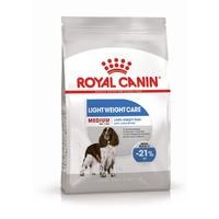 Корм сухой для взрослых собак средних размеровRoyal Canin Medium Light Weight Care, склонных к набору лишнего веса 3кг